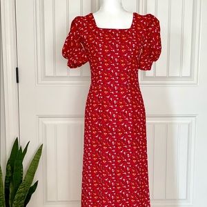 Ao Dai Hoa Nhí. Floral Vietnamese traditional dress